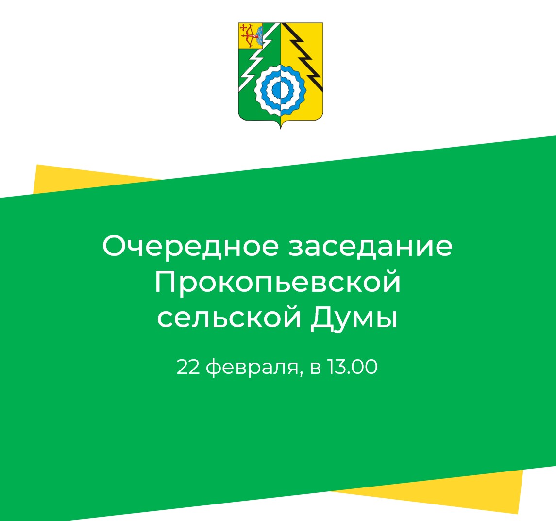 Очередное заседание Прокопьевской сельской Думы пятого созыва.